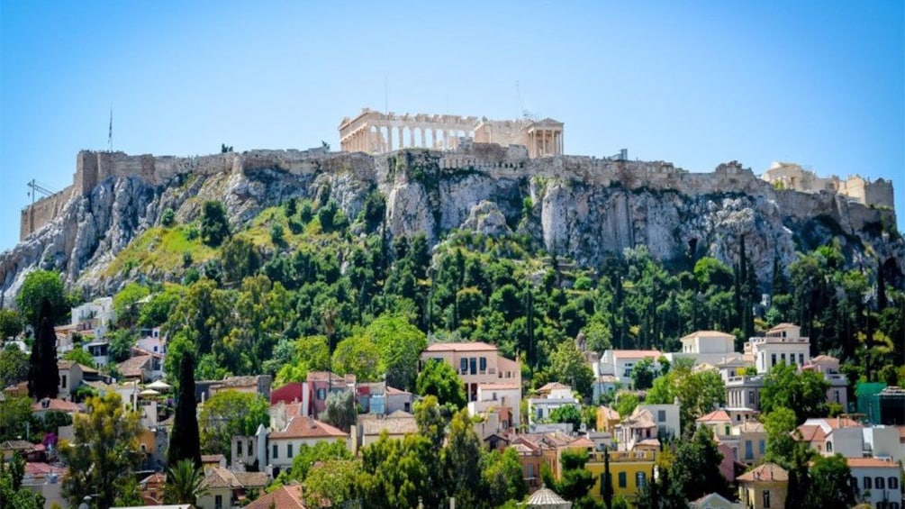 great view of the Acropolis in Athens