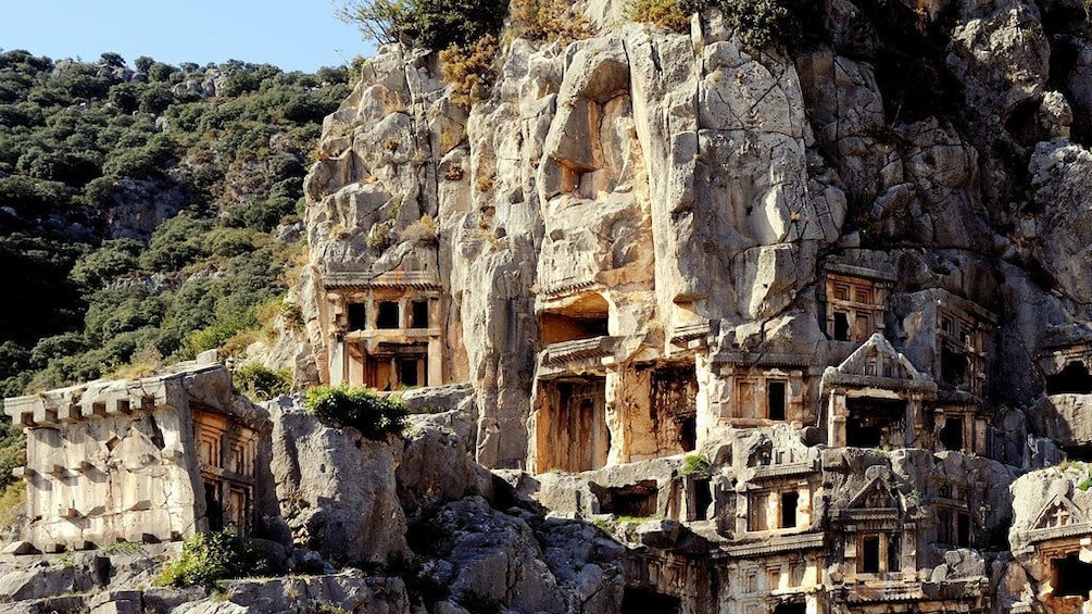 The rock tombs of Myra