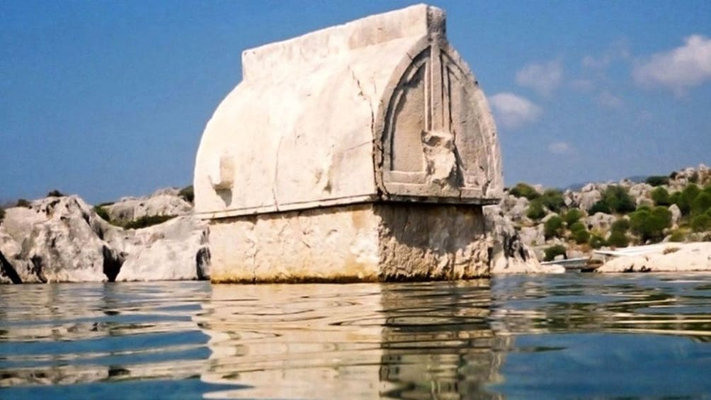 ruins in the water at Kekova