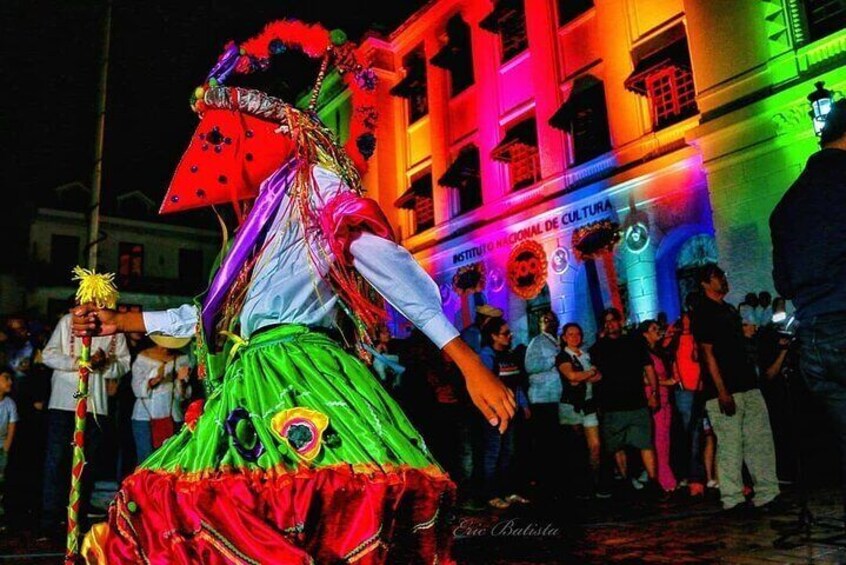 Walking through Casco Viejo in Panama City