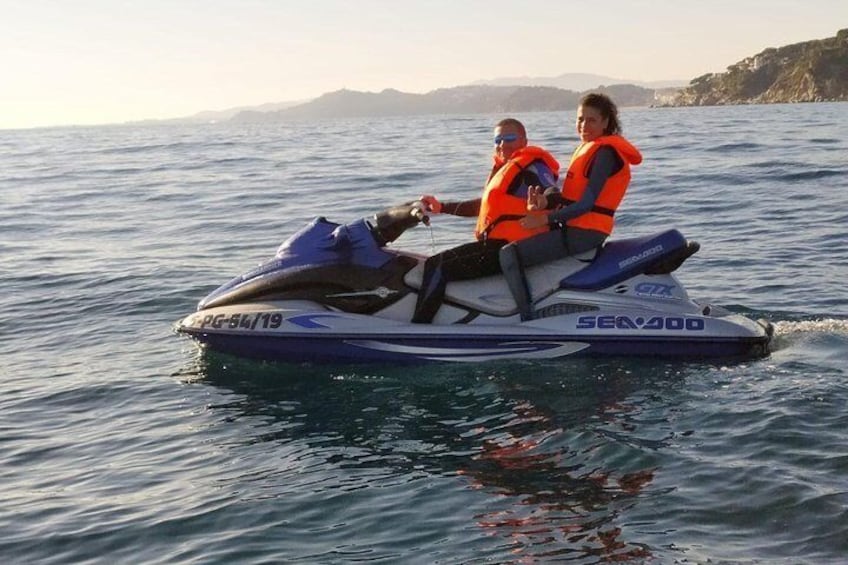 Jet ski tour in Lloret, Blanes and Tossa