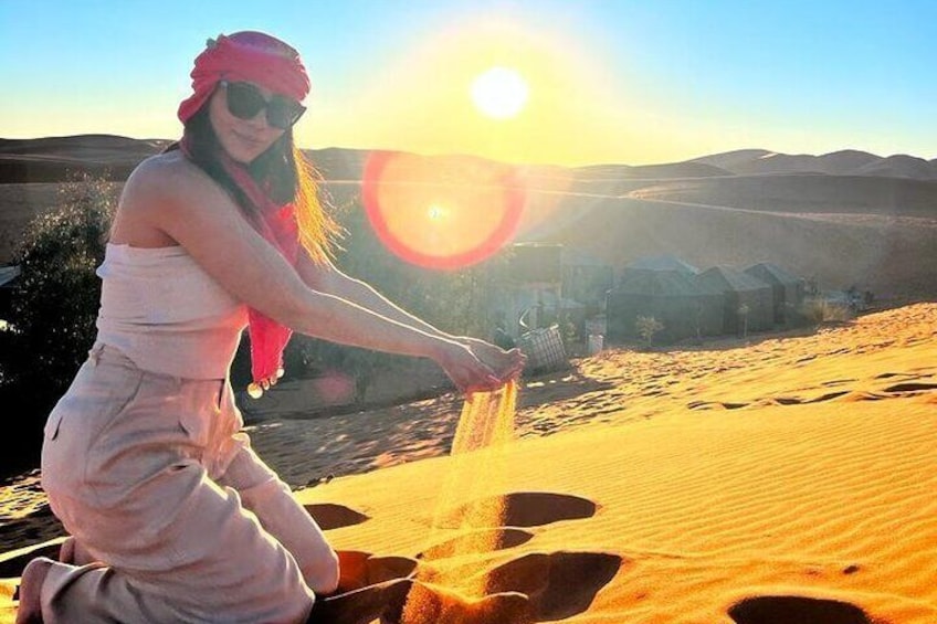 3 Days Desert Tour From Marrakech To Merzouga dunes & camel trek