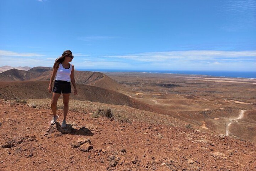 A volcano hike