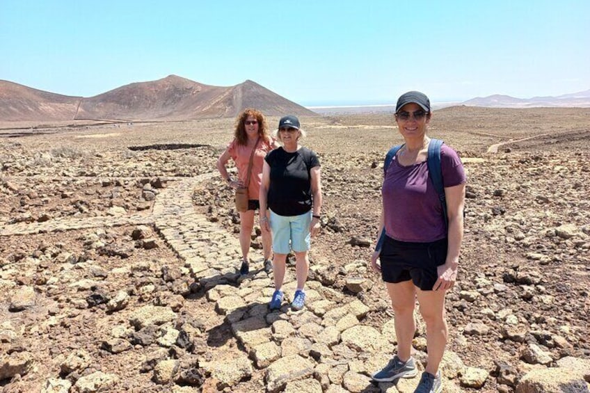 A volcano hike