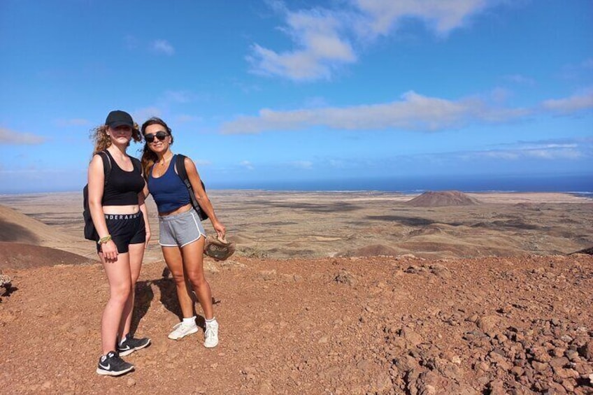 A volcano hike