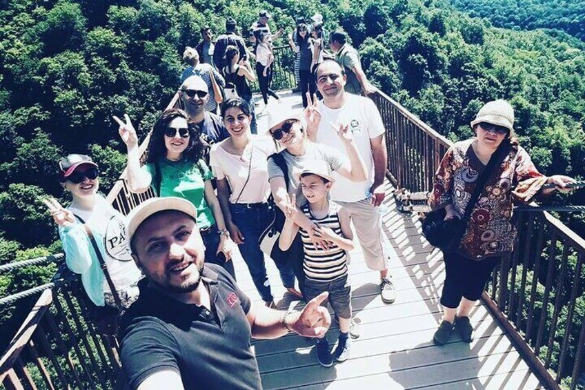 Tour to Canyons and caves from Kutaisi