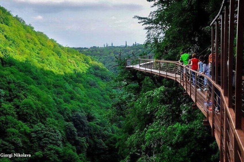 Tour to Canyons and caves from Kutaisi