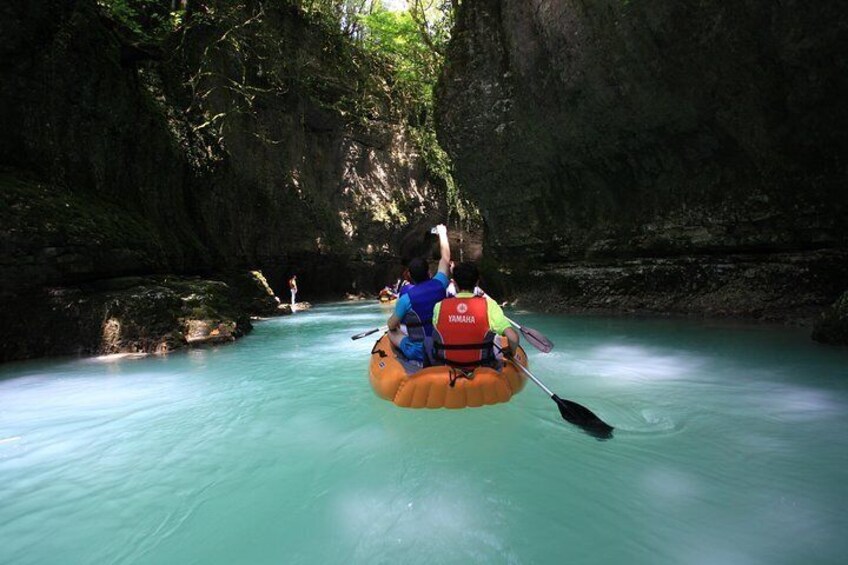 Tour to Canyons and caves from Kutaisi