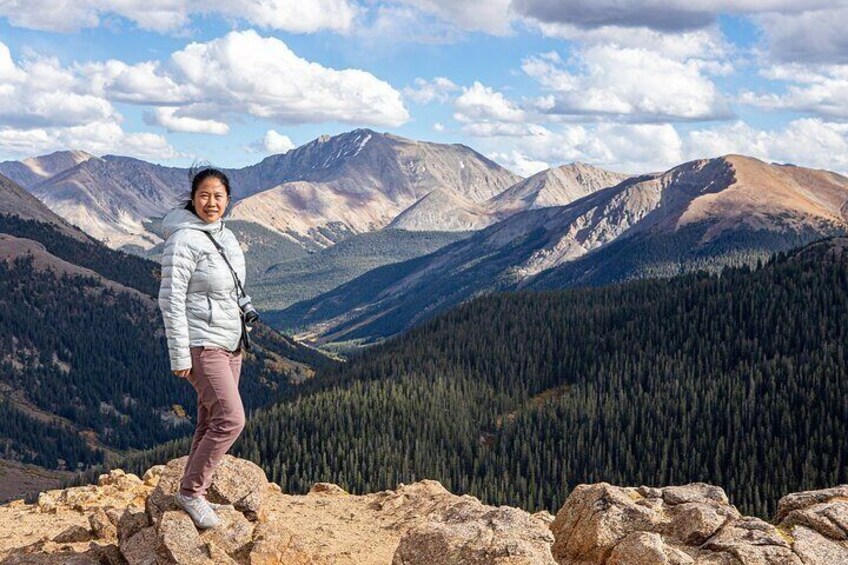 Admiring the views in Colorado