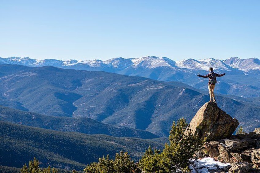 View of James Peak Wilderness from Chief Mountain