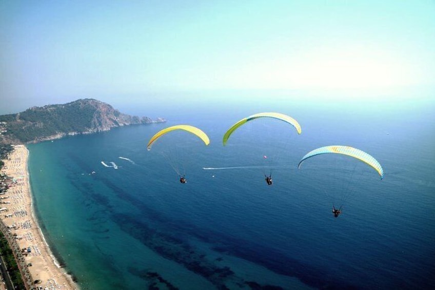 Paragliding in Alanya from Antalya region