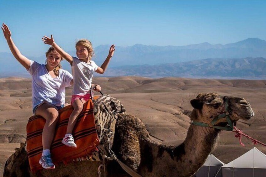 Best Agafay Marrakech desert package , dinner, camel ride, and quad biking