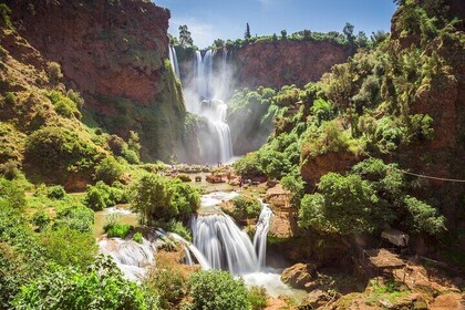 From Marrakech: Ouzoud Waterfalls ,Berber Viallage & Guided Tour