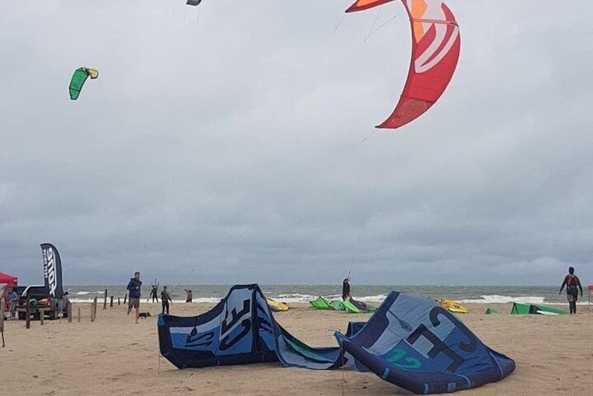 Kitesurf and Surf lessons. Individuals and Groups. Derivatives