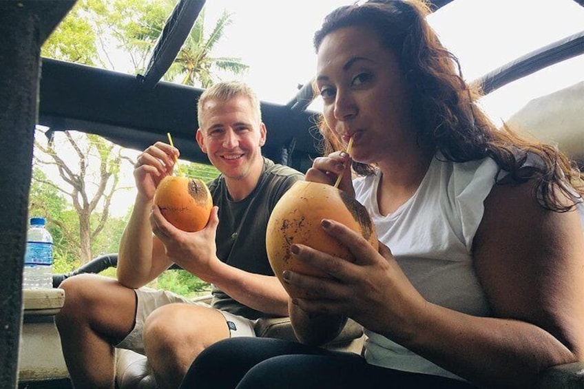 Fresh coconut drink