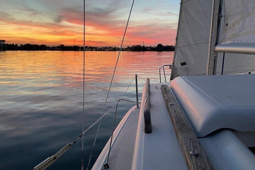 Sunset Sailing on Lake Fairview