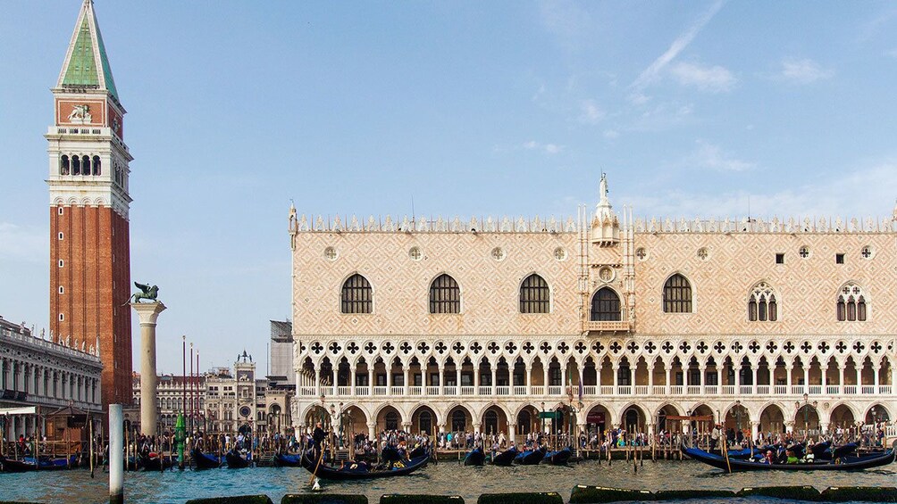 tall tower next to the Doge's Palace in Venice