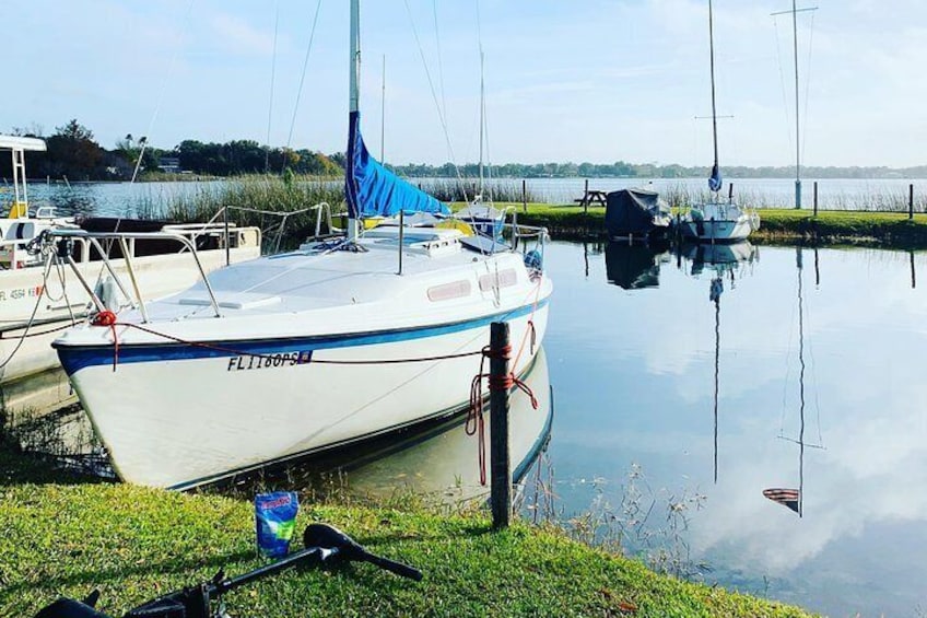 MacGrecog 25 in the Harbor - Sailing Orlando