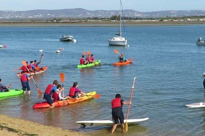 Private 2 to 4 hours kayak tour in Faro, Portugal with Instructor Included