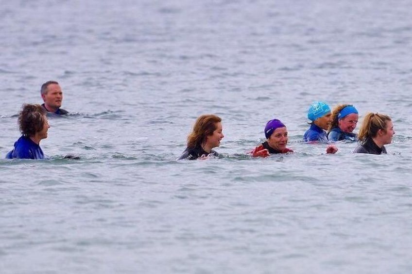 Aquajogging at sea