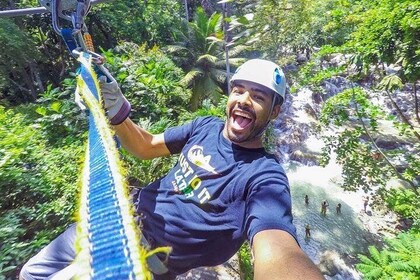 Private Return Transfer to Dunns River Climb and Zipline over the Falls!