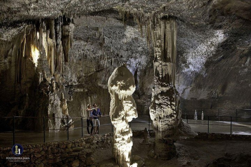The Breathtaking Brilliant - symbol of Postojna cave.