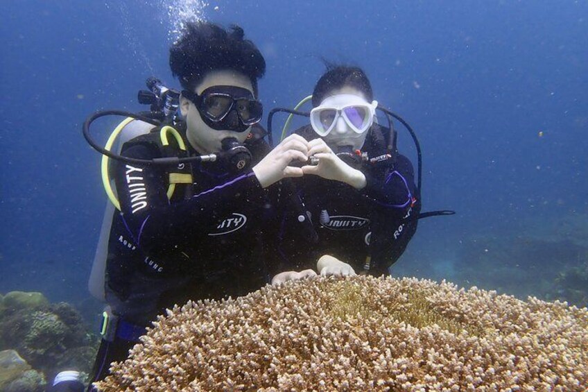 Couple Experience Diving