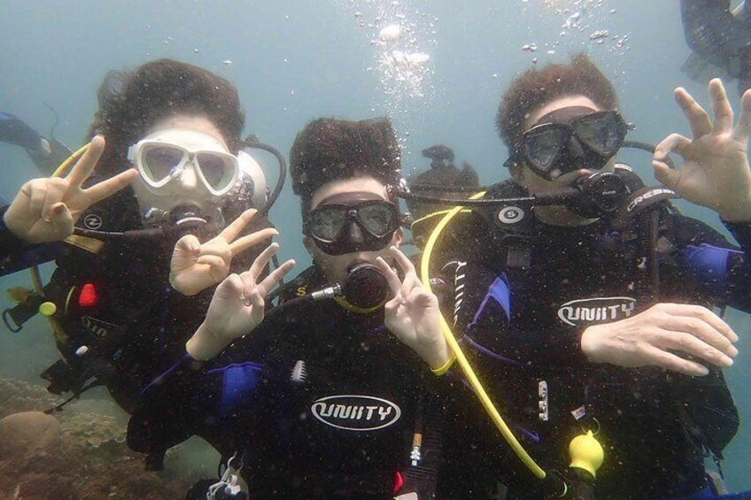 Diving with the whole family