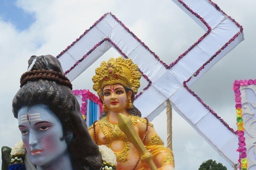 Shiva under the benevolent eye of Parvati