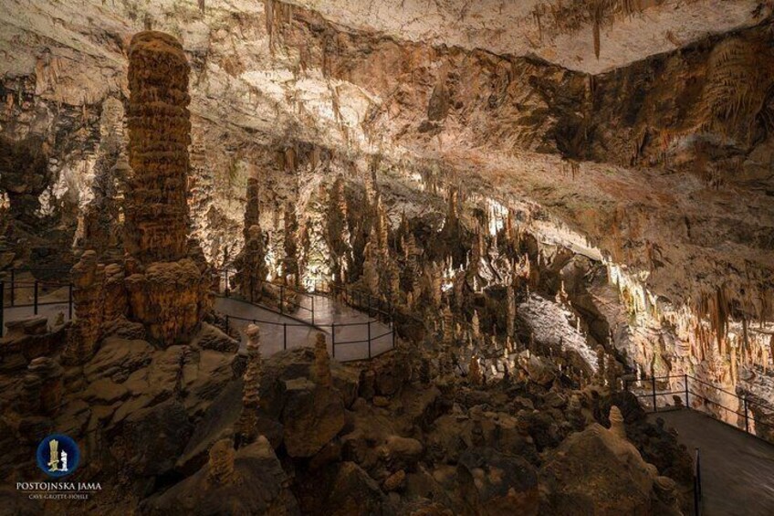 Postojna cave. 