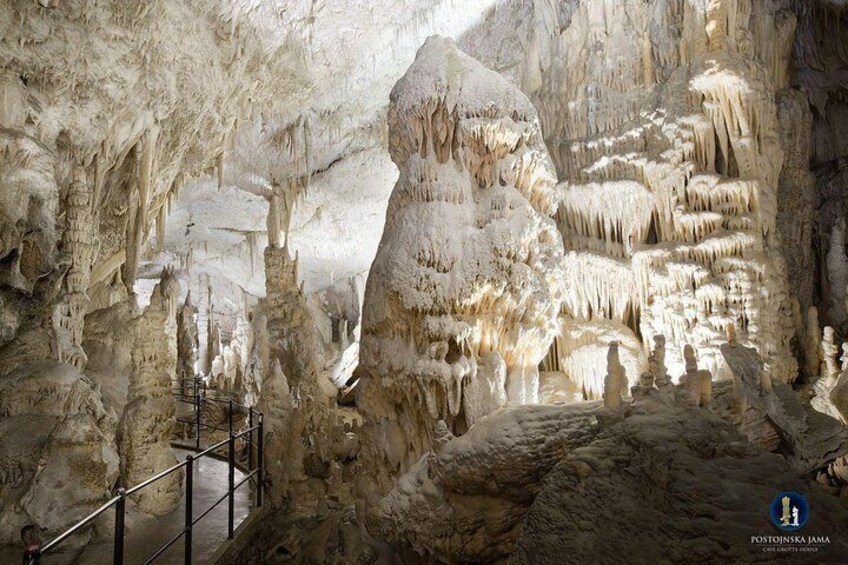 Postojna cave. 