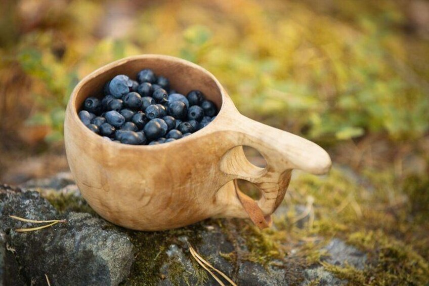 Wild blueberries