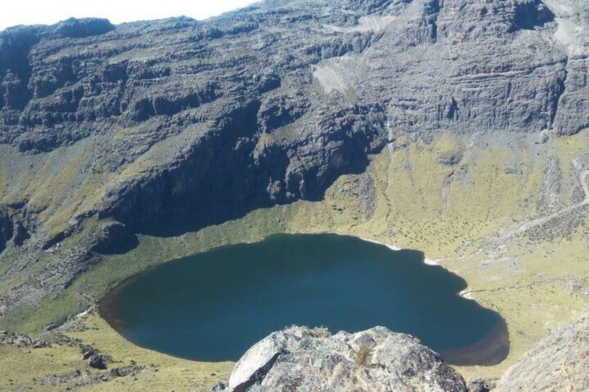 The stunning lakes of Mount Kenya
