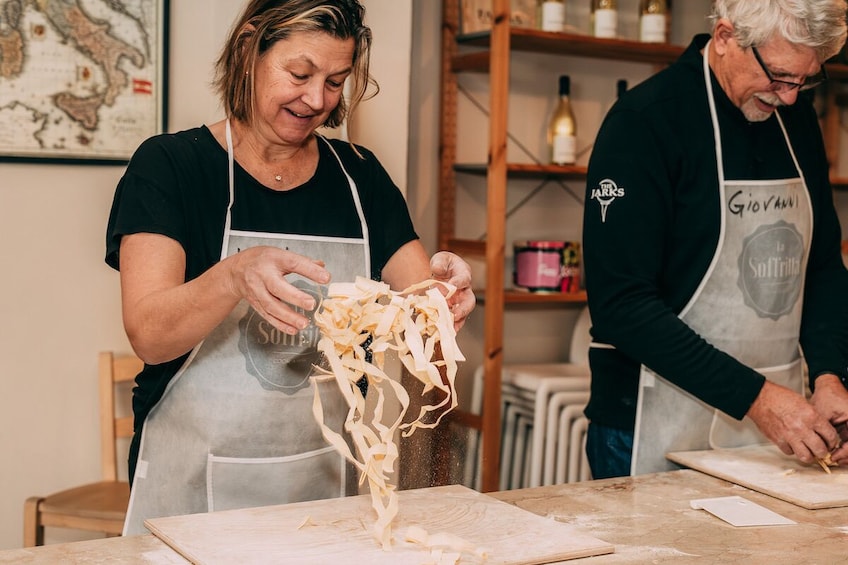 Italian Cooking Class with Pasta and Tiramisù