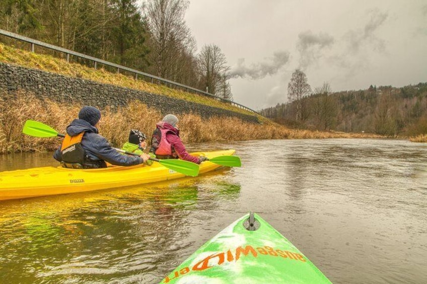 Winter paddling for adventure seekers