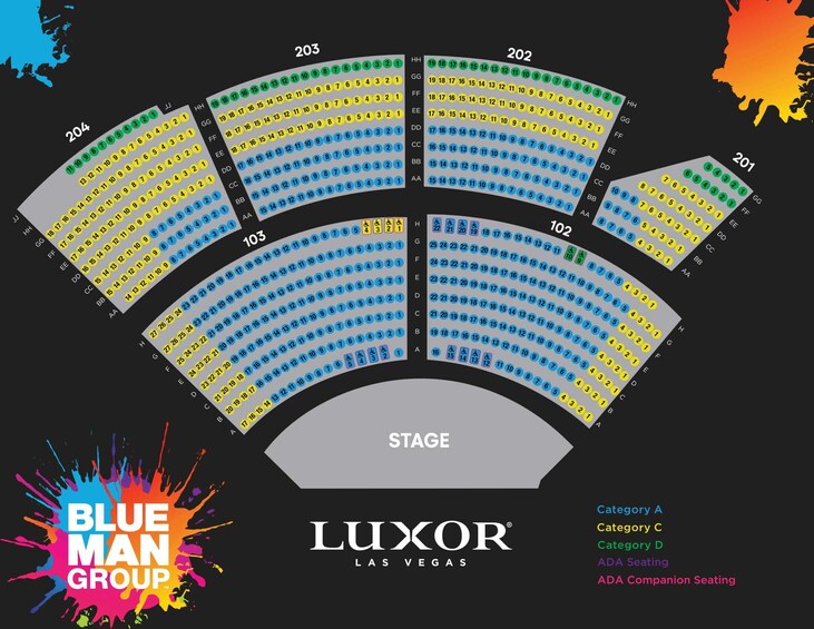 Luxor Theater Seating Chart