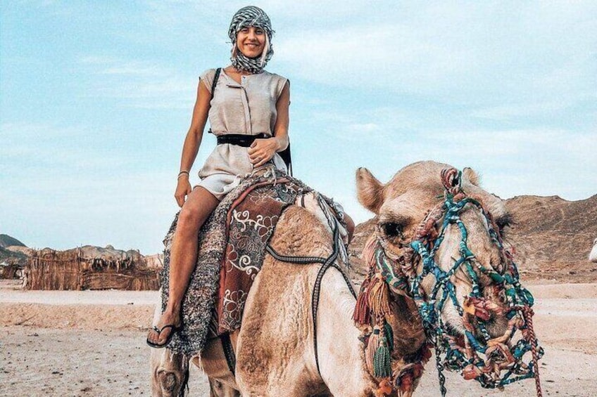 Sunset Jeep Safari: Dinner, Camel Ride, Show & Transfers-Hurghada