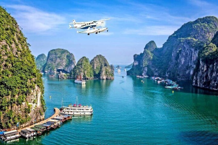 Halong Bay Sightseeing With Seaplane ( 25 minutes on the sky)