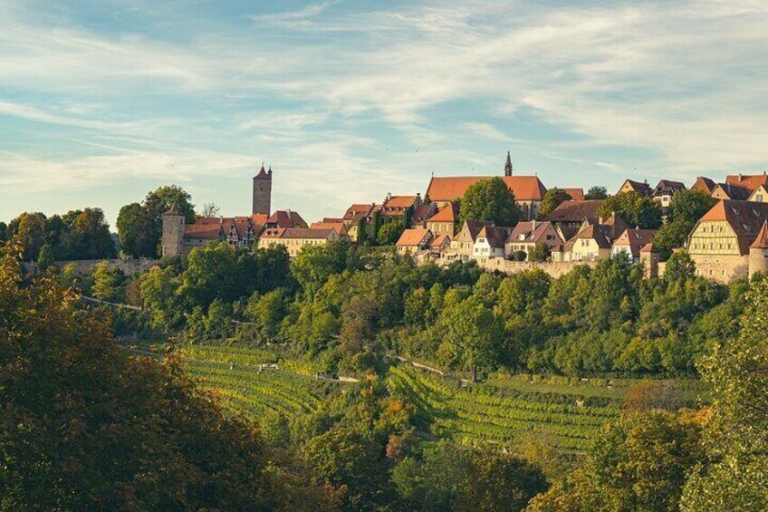 Munich to Harburg, Dinkelsbuhl, Rothenburg private round trip