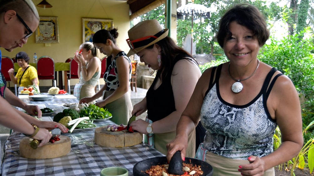 Balinese cooking class in Bali