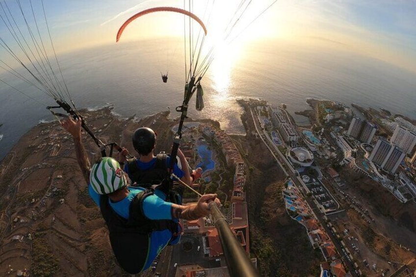 Tandem paragliding in Tenerife