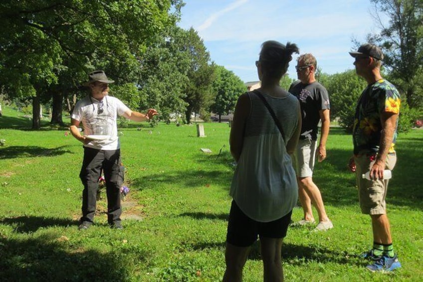 Show item 1 of 11. Tour of Historic Wesleyan Cemetery