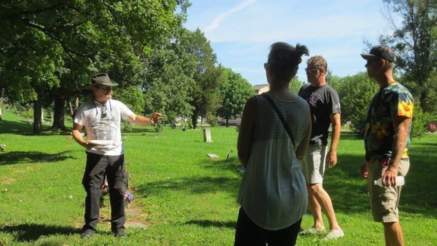 Learning about the beginning of Cincinnati and their dead.