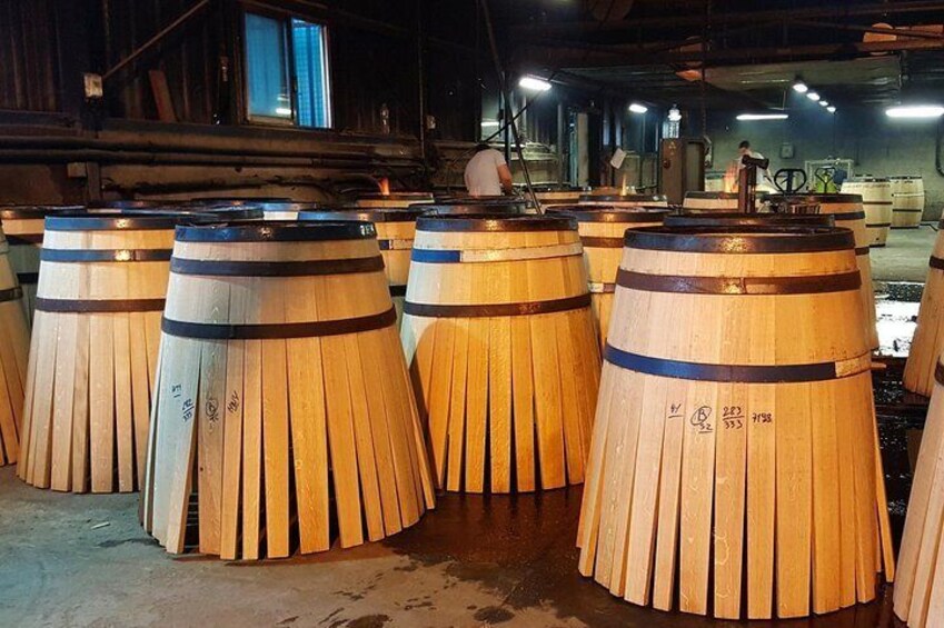 Making of barrels for ageing cognac