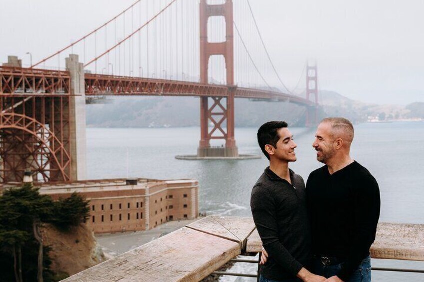  Private professional vacation photoshoot in San Francisco