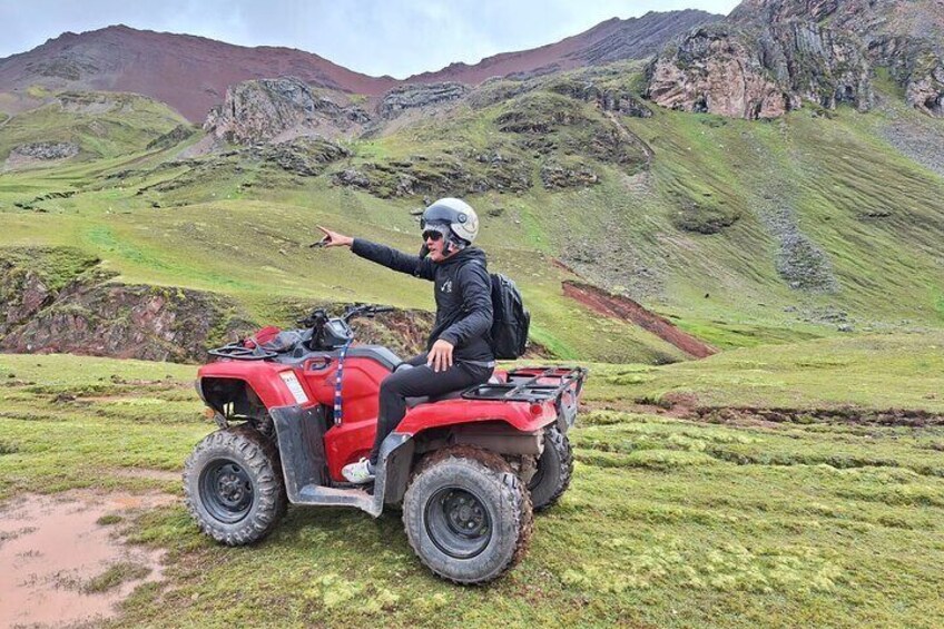 Rainbow Mountain with ATVs