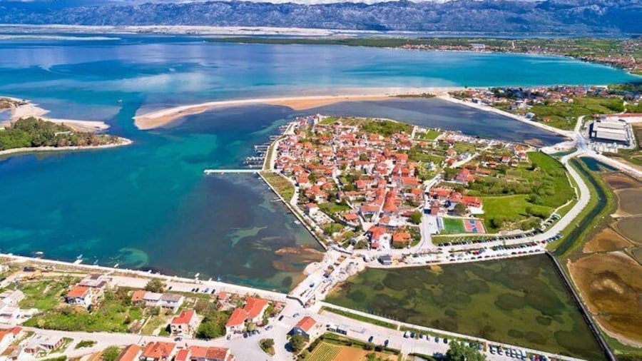 Nin. 
City on the coast of adriatic sea, near Zadar.