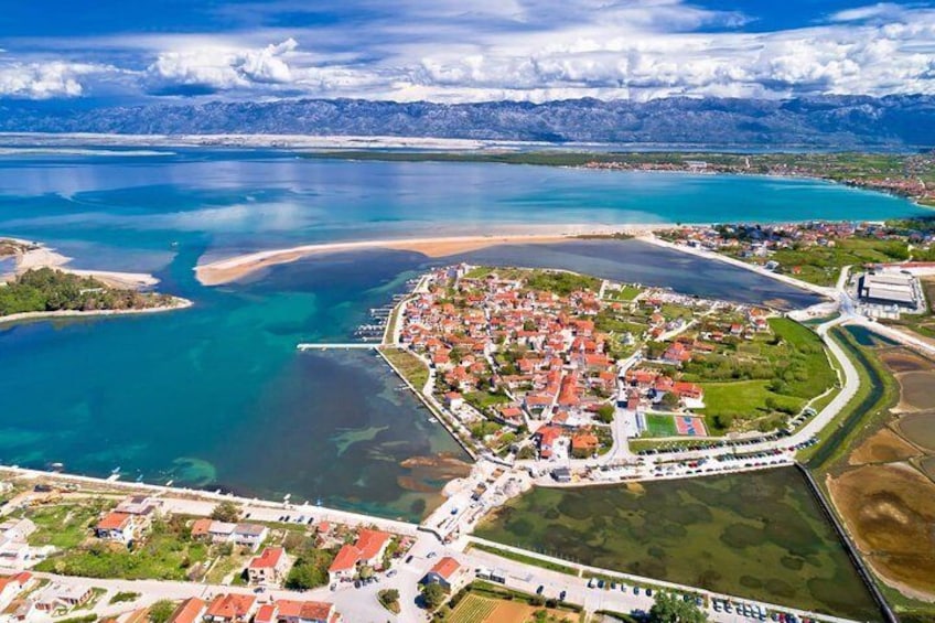 Nin. 
City on the coast of adriatic sea, near Zadar.