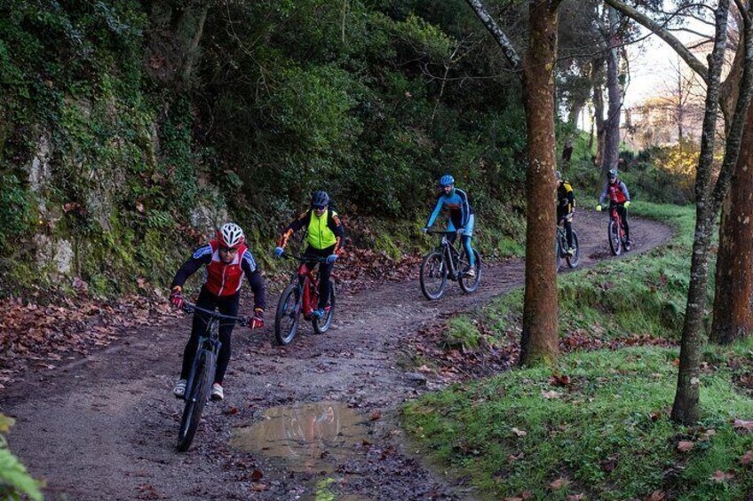 Costa Brava guided e-mtb full suspension tour.