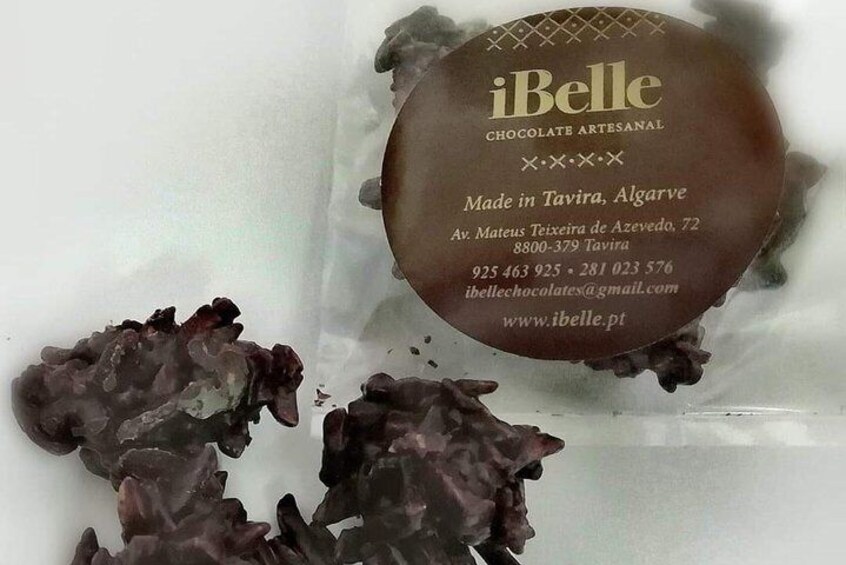 Chocolates iBelle, a chocolate factory in the heart of Tavira.